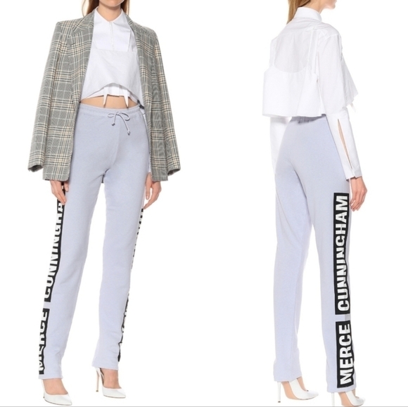 Acne Studios Merce Cunningham Dance Pale Blue Track Pant Sweatpants NWT Size XS - Picture 4 of 16